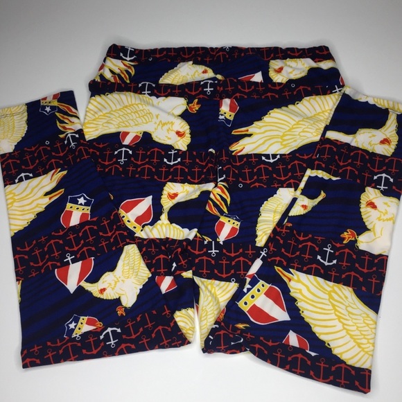 LuLaRoe NWOT T/C Americana buttery soft leggings. - Picture 2 of 8